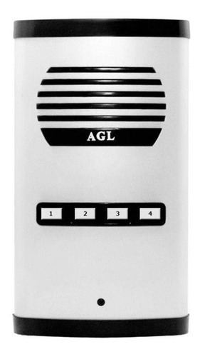 Porteiro Eletrônico Coletivo Agl 4 Pontos Unidade Externa