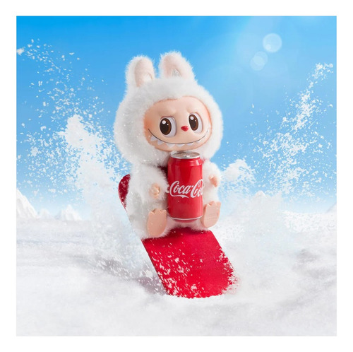 Laa Muñeco Labubu Edición Coca Cola The Monsters Colgante