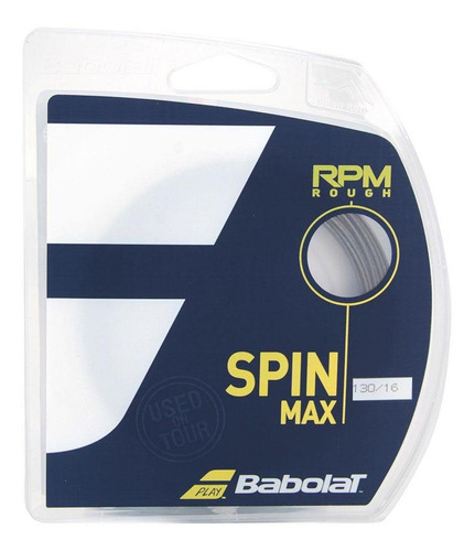 Corda Babolat Rpm Blast Rough 16l 1.30mm Preta - Set Indivi