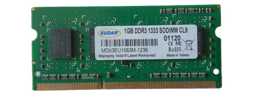 Memoria Ram Para Laptop Ddr3 1333 1gb Eudar