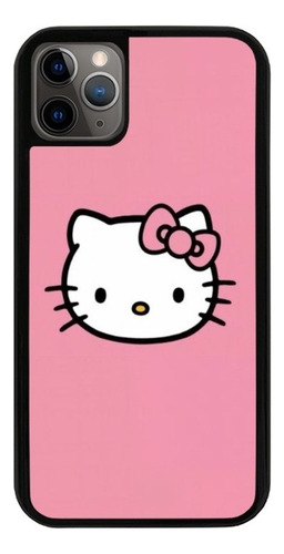 Funda Uso Rudo Tpu Para iPhone Kitty Gato Moda Mujer Lindo 2