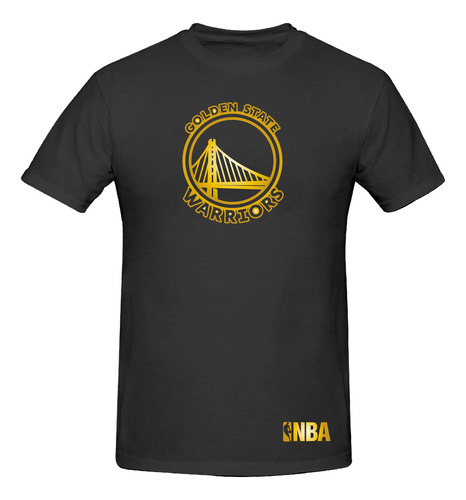 Playera Mod Nba Golden State Warriors Gold & Silver