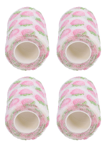 Vet Tape Wrap, 4 Unidades, Vendaje Autoadhesivo De 3 Pulgada