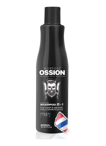 Ossion Shampoo Para Cabello Y Barba 2 En 1 Purifying 500ml