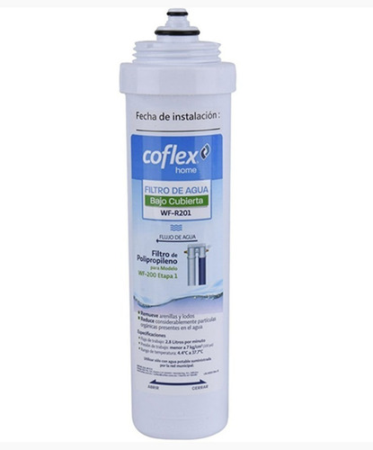 Repuesto Coflex Filtro De Agua Wf-200 Etapa 1 F01