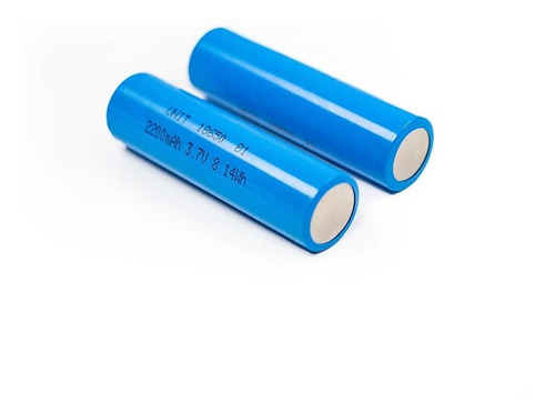 10 Pzas 2200mah Batería Recargable 18650 3.7v