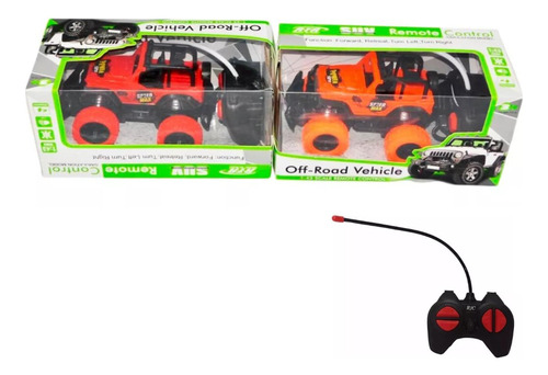 Juguete Camioneta Jeep Deportivo Campero Controlremoto Niños