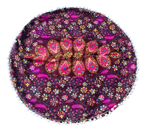 Almofadas Grandes De Chão De Mandala Em T, Redondas, Meditaç