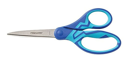 Fiskars - Tijeras Para Zurdos (7 Pulgadas), Color Azul