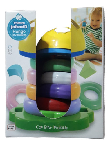 Juego De Encastre Hongo Involcable Primera Infancia