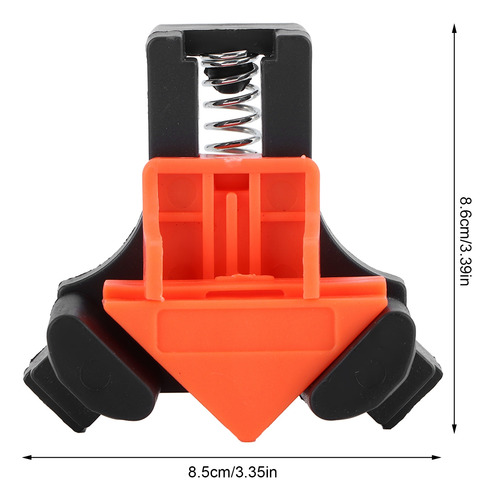 4pcs Clips De Ángulo Recto 90 Grados Abrazaderas De Resorte