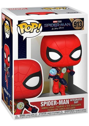 Funko Pop Spiderman 913 Hombre Araña Traje No Way Protector