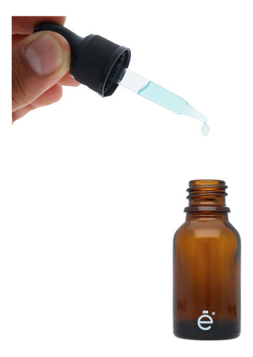 Frasco Gotero 15 Ml Vidrio Pipeta Cristal Estándar 10pz