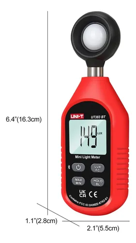 Uni-t Luxometro Digital Compacto Bluetooth Ut383bt