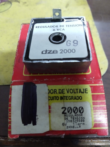 Regulador De Voltaje Zanella 6 V Dze Ciclomotor