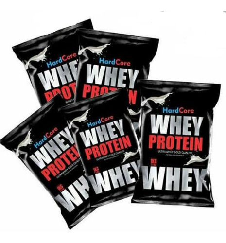 5 Whey Protein Hardcore Nutrition De 1080g 