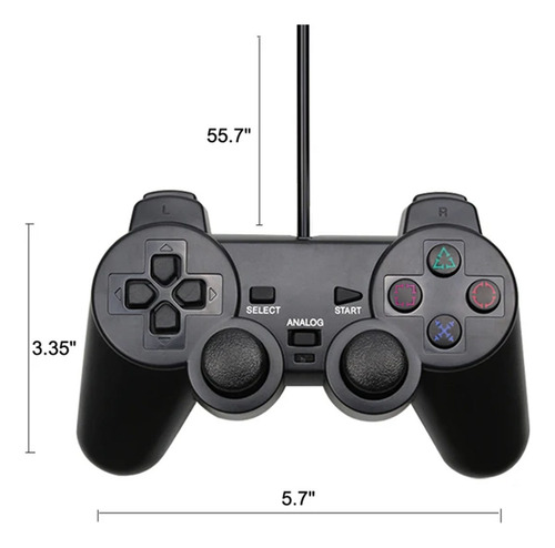 Control Joystick Con Cable Usb Para Pc Notebook Mi-silver