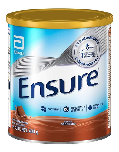 Ensure Alimentación En Polvo, Chocolate, 400g