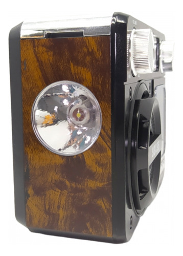 Radio Retrô Portátil Bluetooth Com Relógio Analógico Altomex