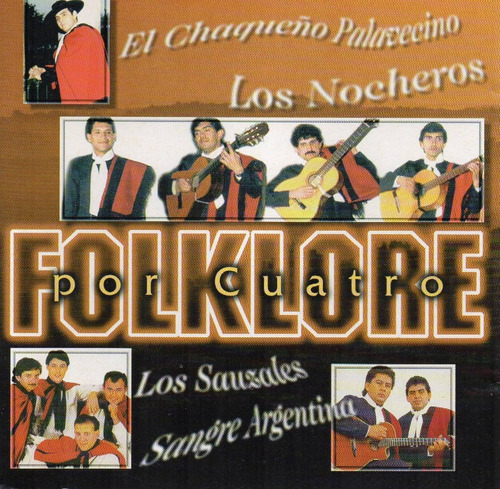 Cd Folklore Por Cuatro  Vs. Interpretes 