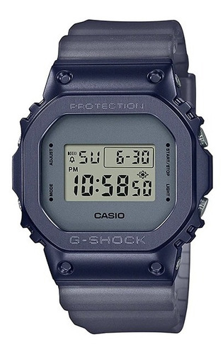 Imagen 1 de 6 de Reloj Casio G-shock Youth Humeado Azul Gm-5600mf-2cr