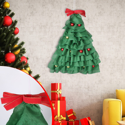 Enfeites De Árvore De Natal De Tecido Decoração De Parede De | Parcelamento sem juros Enfeites De Árvore De Natal De Tecido Decoração De Parede De | Parcelamento sem juros