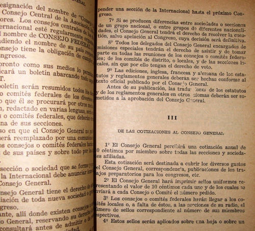 Primera Internacional 4ts Lucha Clases Marxismo Comun Bolche (Usado)