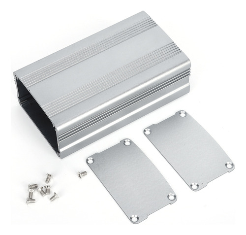 Caja De Proyecto De Aluminio Gris De 38x63x110 Mm, Producto