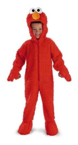 Disfraz Para Niños De Peluche Elmo Halloween