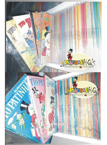 Coleção Completa Tio Patinhas - 1 Ao 637 / Incluindo A Nº 9 Crianças / Excelente Estado / 1963 / Com A Maioria Dos Brindes Intactos / + Coleções Almanaque-especial-comemorativas / Oportunidade Única (Usado)