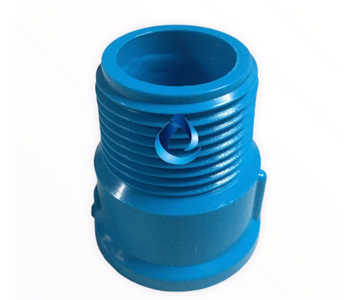 Imagen 1 de 2 de Pack 5 Unidades Terminal He Pvc 50mm X 1 1/2 Pulgadas