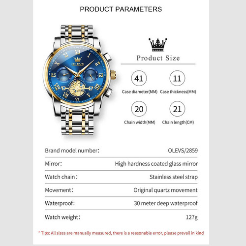 Relojes De Cuarzo Con Diamantes De Lujo Olevs Luminous