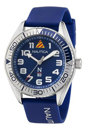 Reloj Náutico Finn Azul Para Hombre N83