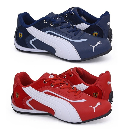 tenis puma ferrari vermelho masculino