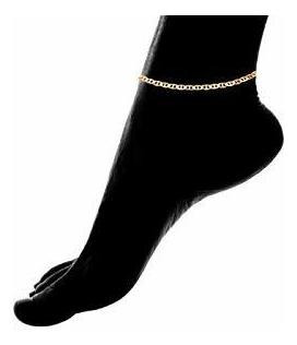 Imagen 5 de 8 de De Oro Para El Tobillo Para Mujer Flat Mariner Anklet | Tobi