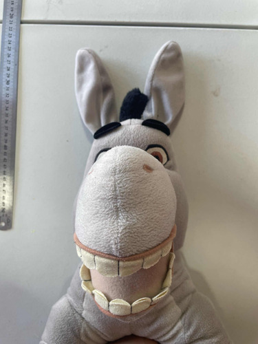 Peluche Burro Sherk Usado 75 Cm Aprox