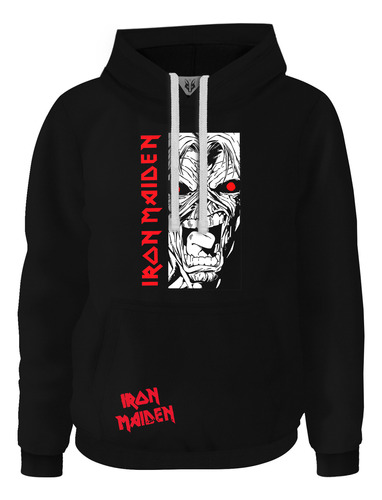 Hoodie Buzo Buso Rock Metal Iron Maiden Eddie Mummy