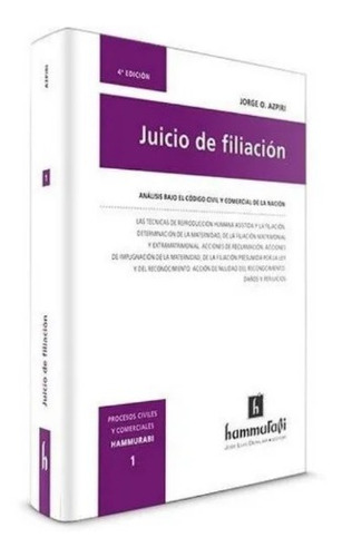 Azpiri Juicio De Filiación 4ta Edición Nuevo