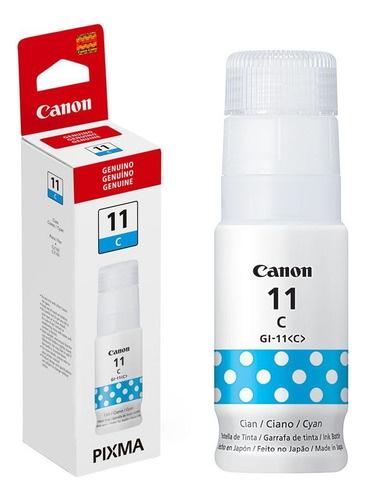 Tinta Canon Gi-11 Cian Para Impresora G2160 / G3160