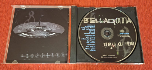 Belladonna Cd Spells Of Fear Usa ( Anthrax Megadeth) Don Gtm Estándar (Usado)