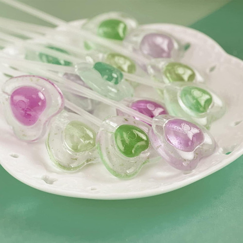 Palitos Acrílicos Transparentes Para Tartas De 10,2 X 0,3 Cm