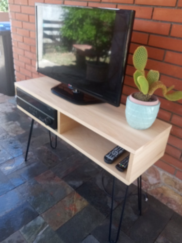 Mueble Estilo Nórdico Rack Para Audio Y Tv