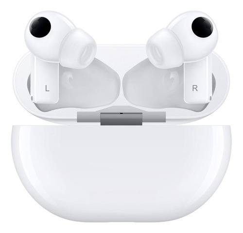 Imagen 4 de 5 de Audífonos in-ear inalámbricos Huawei FreeBuds Pro blanco cerámico