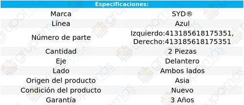 2 Terminales Interiores Ml350 03 Al 04 Azul Línea