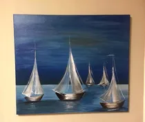 Comprar Cuadro Decorativo De Barcos Veleros