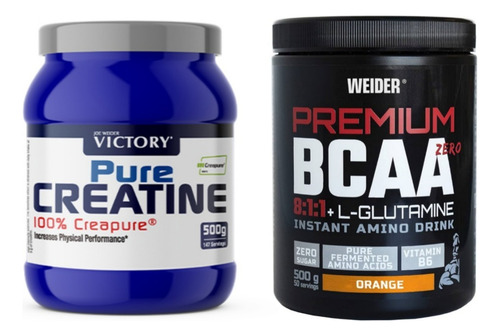 Creatina Pure Creatina Bcaa8.1.1 Strength Recovery Victory Tasteless Taste