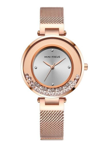 Reloj Pulsera Mujer Mini Focus 0254 On M Elegante Caja