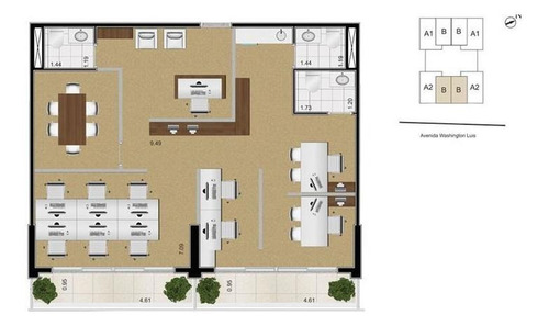 Imagem 24 de 25 de Sala À Venda, 51 M² Por R$ 420.000,00 - Gonzaga - Santos/sp - Sa0117