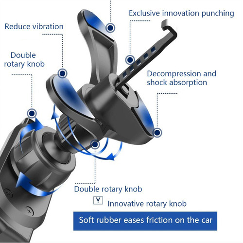 Imagen 3 de 9 de Soporte Universal Para Teléfono De Coche, Y Innovador