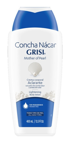 Crema Corporal Concha Nácar - mL a $64